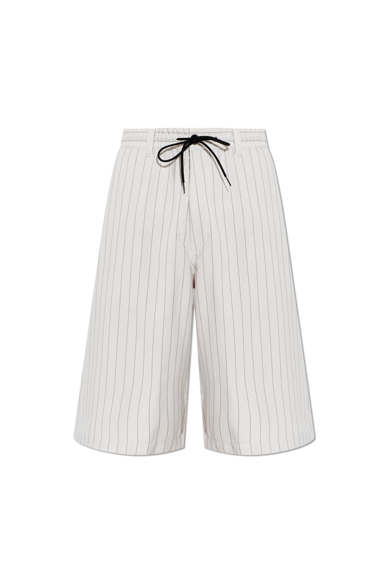 White Striped pattern shorts Y-3 - Vitkac GB